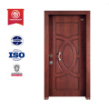 Puerta blindada de madera de acero con certificado CE